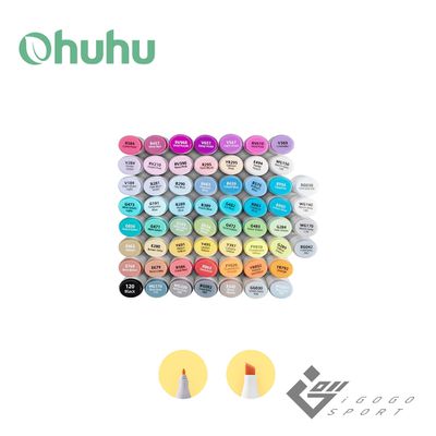 Ohuhu - Oahu  60色雙頭酒精性麥克筆套組