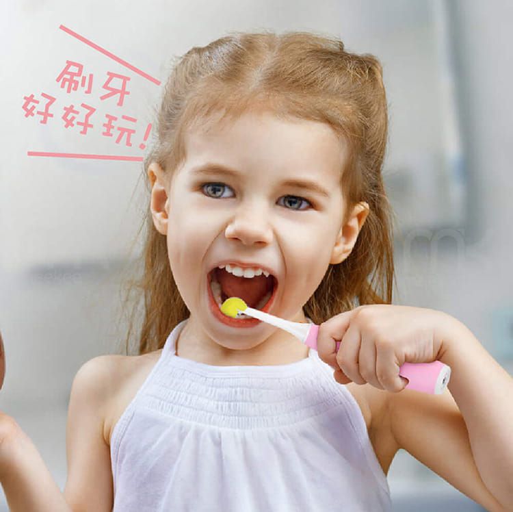 meekee - U型全包覆刷頭-3D 兒童電動牙刷-藍