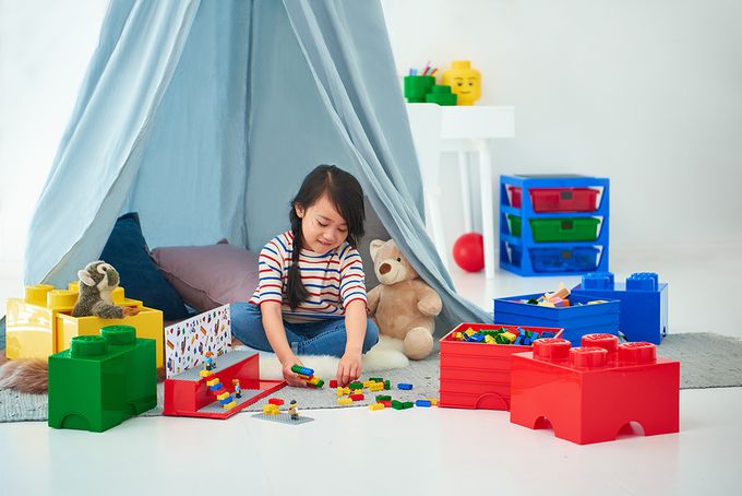 Room Copenhagen - 樂高 LEGO® 八凸抽屜收納箱(多色可選) (水藍色)