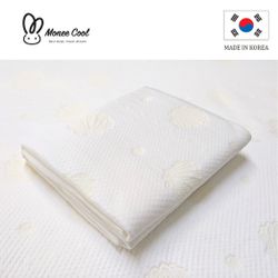 韓國 monee - monee cool 純淨涼感墊-寶寶款-米白色 (65x120cm)-0.47kg