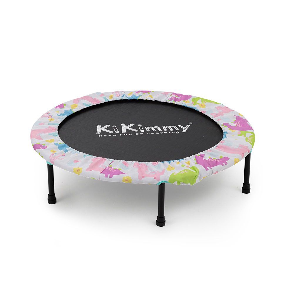 Kikimmy - 可攜式摺疊彈跳蹦床贈收納提袋-恐龍樂園