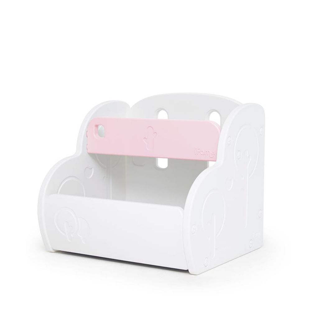 韓國 iFam - 多功能玩具收納櫃-粉紅色 (68cm x 60cm x 58.5cm)