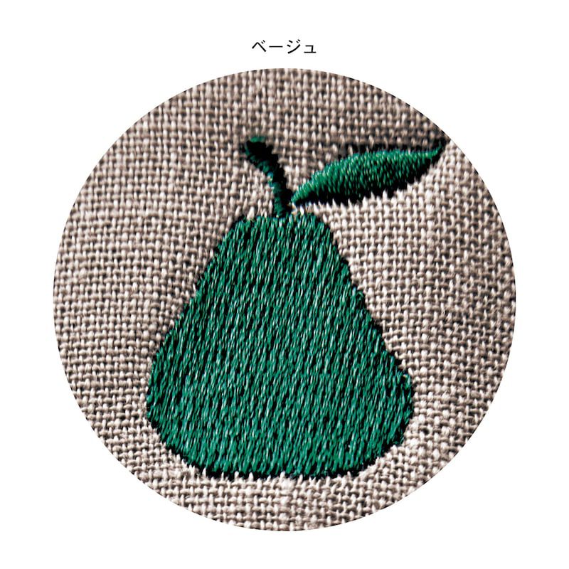 日本千趣會 - 麻料材質刺繡室內拖鞋-白鴿-咖啡