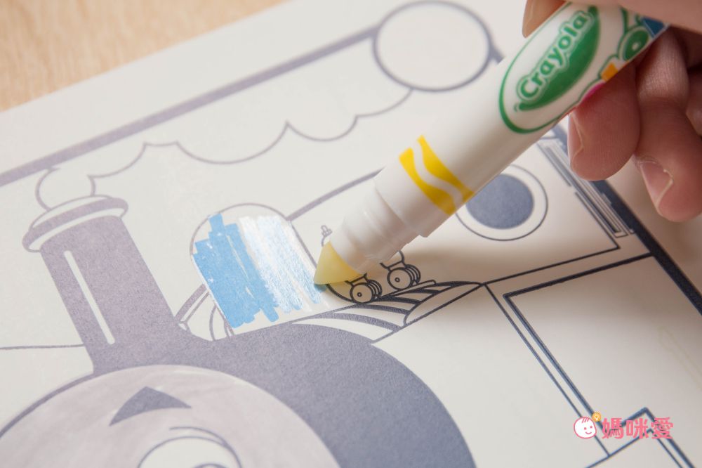 魔法顯色筆【Crayola 繪兒樂】神彩著色套組/著色本