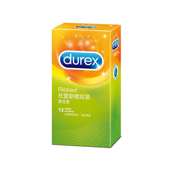 Durex 杜蕾斯 - 保險套-螺紋-12入