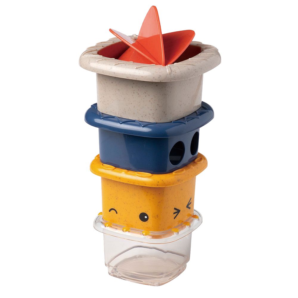 【啟蒙開發系列】魔術疊疊杯 洗澡啟蒙開發玩具