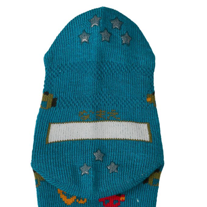 akachan honpo - 襪子3雙組-汽車-深藍色 (9~14cm)