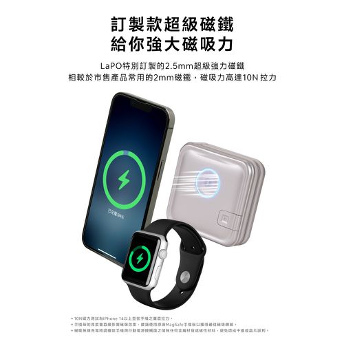 WT-08P系列 全功能 11200mAh 無線充電行動電源 (3.5代進化款)-城影灰