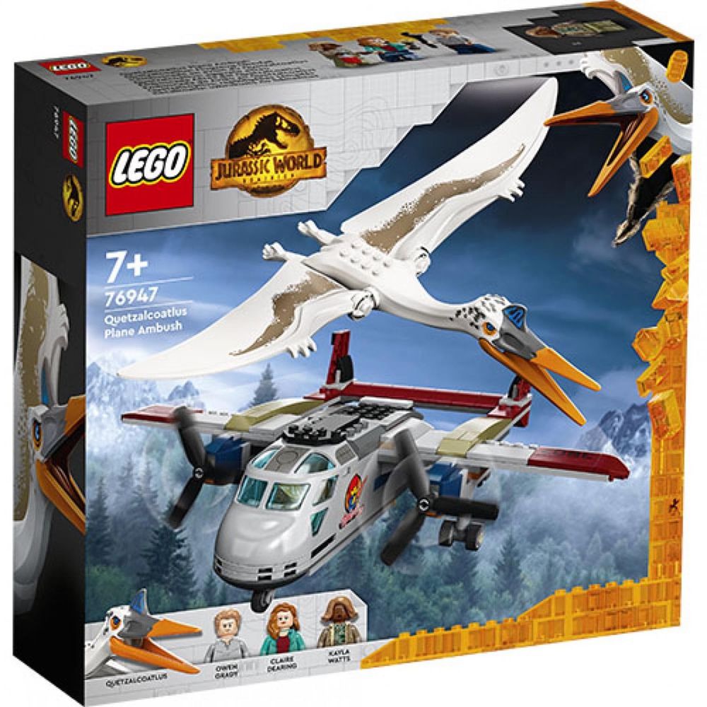 樂高積木 LEGO《 LT76947 》Jurassic World 侏儸紀世界系列 - Quetzalcoatlus Plane Ambush-293pcs