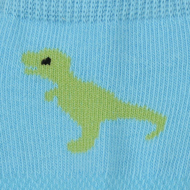 akachan honpo - 踝襪3雙組-恐龍-藍色