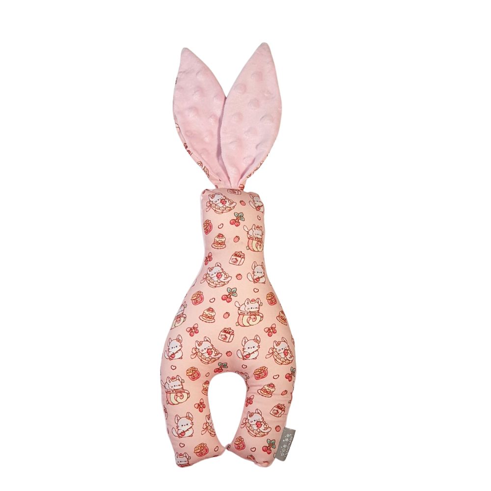 【職人手作系列】趣啃兔-貪吃龍貓(粉)