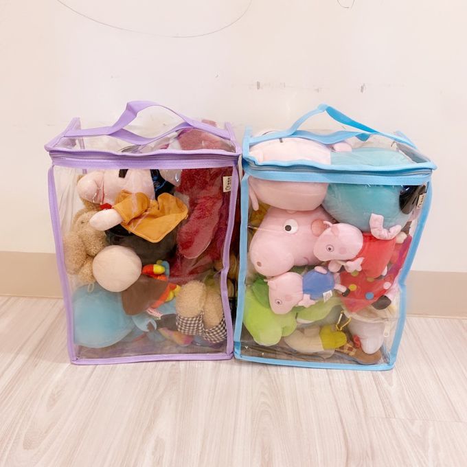 妞妞絲 - 透明收納袋-薄荷綠 (L)