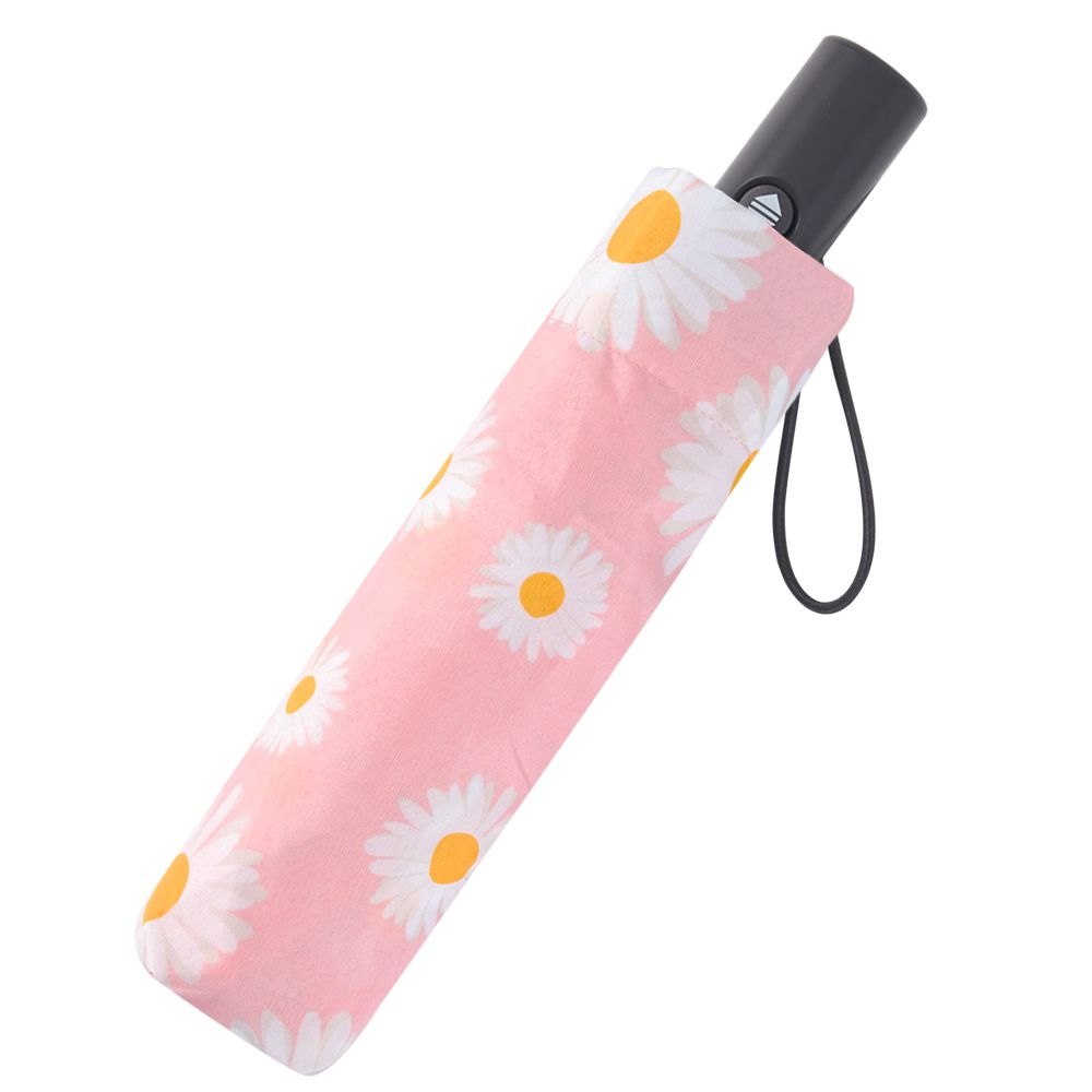 抗UV個人加大自動傘-粉白花漾-360g