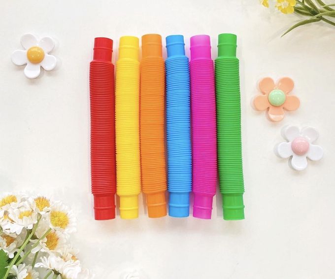 韓國感官魔法伸縮管大全套-彩虹色- 大(6入)+中(10入)+小(16入)