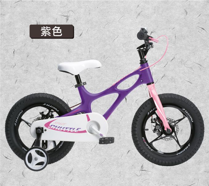 Royalbaby - 14吋星際兒童腳踏車(送打氣筒)-紫色