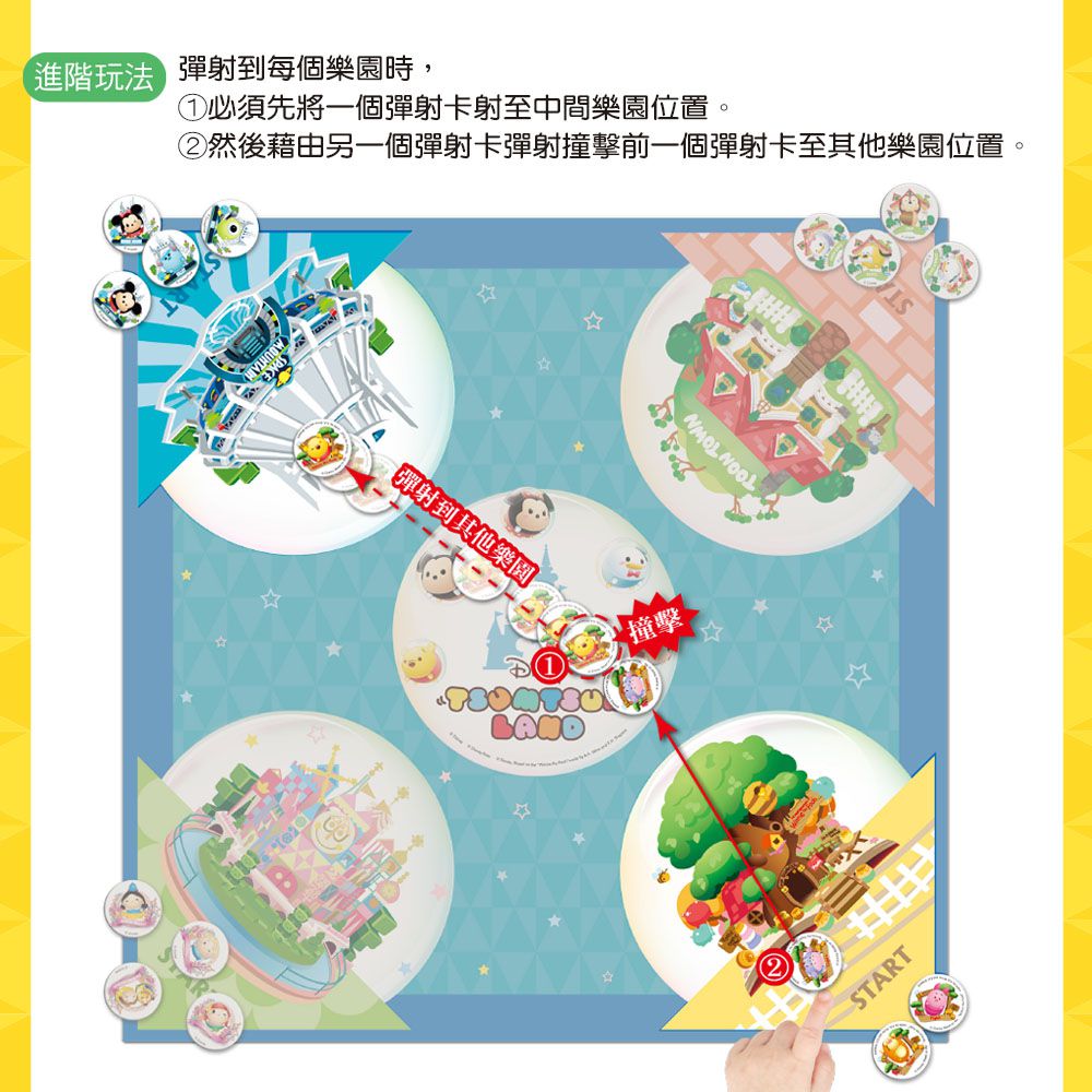 東雨文化 - 彈射遊樂場 (Tsum Tsum系列)-4歲以上