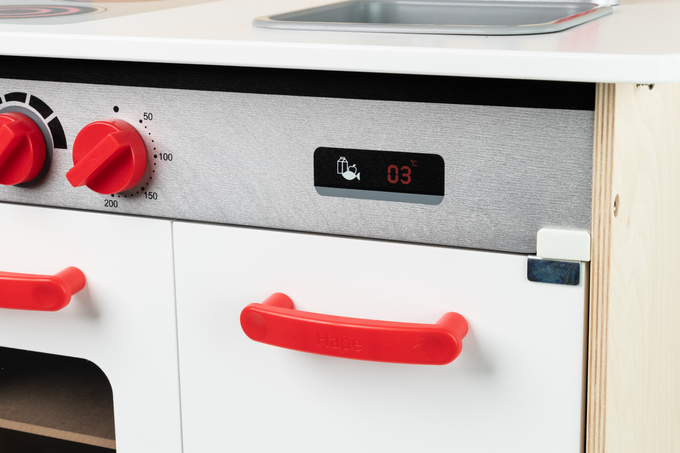 德國 Hape - 多功能木製美食廚房組(白)