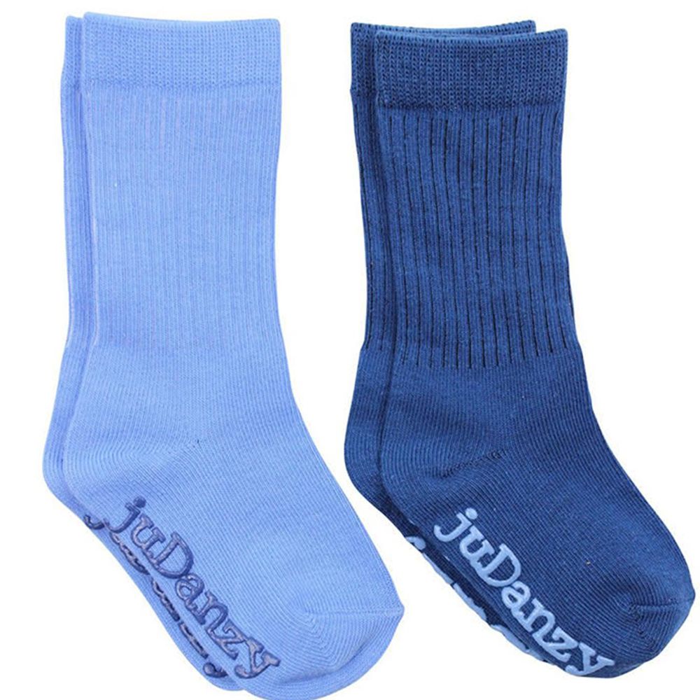美國 juDanzy - 長襪兩入組-純藍