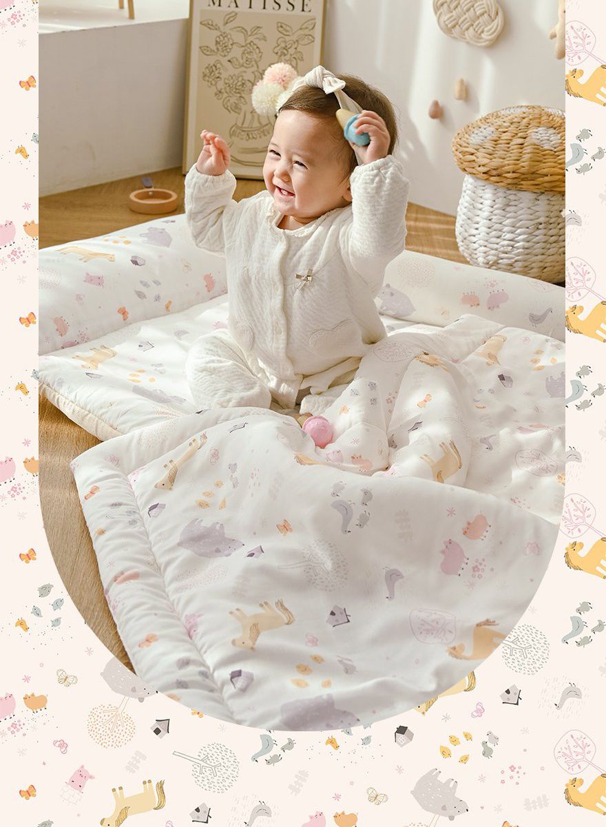 韓國 Formongde - 莫代爾5cm厚墊雙面用睡袋/寢具(附防水收納袋)-童話獨角獸-*此款售完不補