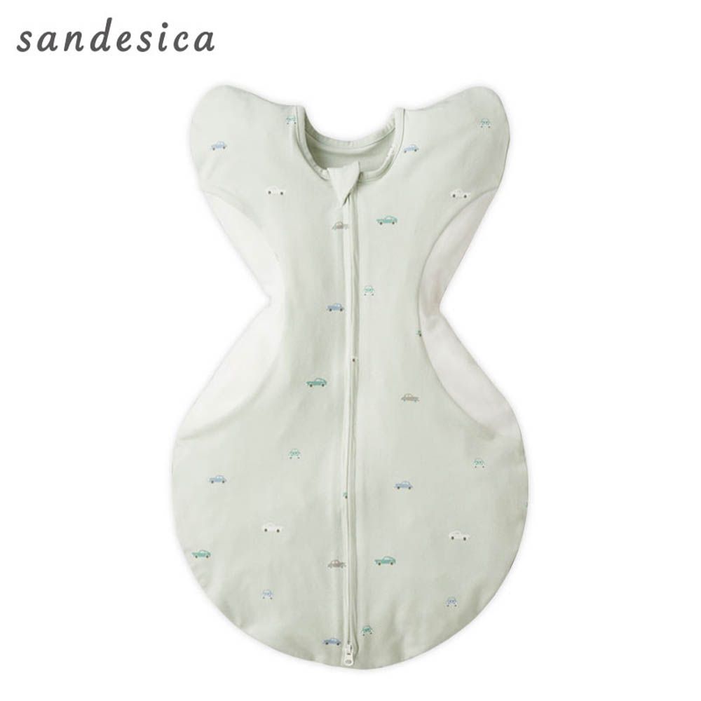 HUG BELLY蝶型包巾-淺綠色 (S)