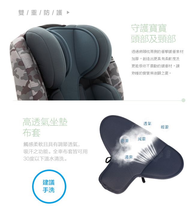 YODA - 第二代成長型汽車安全座椅/汽座/安全座椅-騎士黑-2~12Y (約9~36kg)