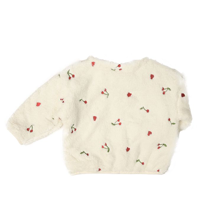 akachan honpo - 刷毛夾克-米白色