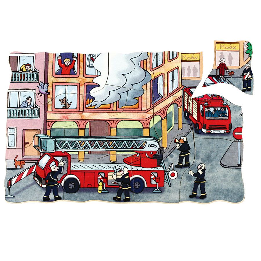 Beleduc - 多層拼圖-救火