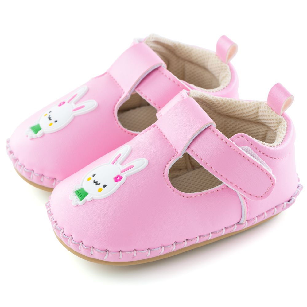 nikokids - 軟Q底學步鞋-粉色(SG573)