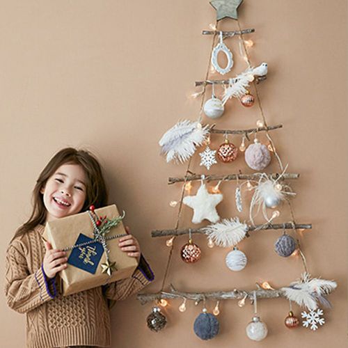 韓國 Bebe Deco - DIY聖誕樹/聖誕壁飾燈-天使羽翼 (樹高80cm，樹寬68cm，約0.6kg)-『LINE禮物專屬』