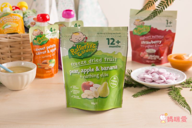 100%天然寶寶蔬果泥【澳洲Rafferty's Garden】蔬果泥、優格餅乾