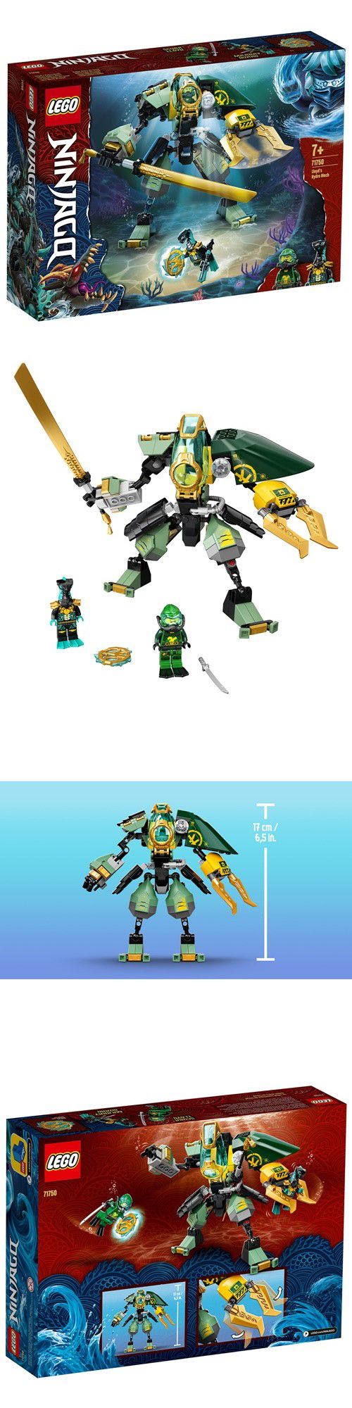 樂高 LEGO - 樂高積木 LEGO《 LT71750》NINJAGO 旋風忍者系列 - 勞埃德的水力機械人-228pcs