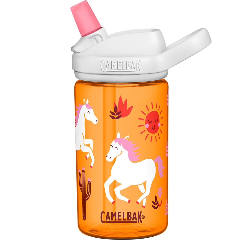 CamelBak - EDDY+ 兒童吸管運動水瓶-歡樂白馬 (400ml)-145g