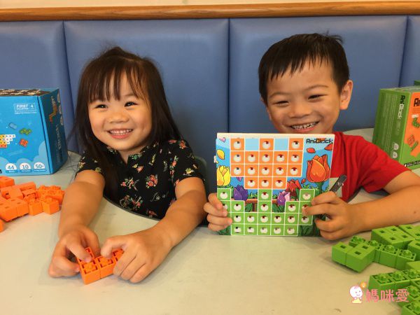 AniBlock 安尼博樂 - AR積木拼圖-2色-(橘色&綠色)