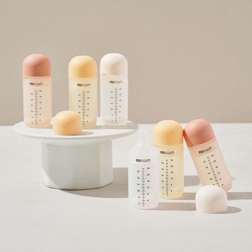 白金矽膠多功能餵食瓶3入組