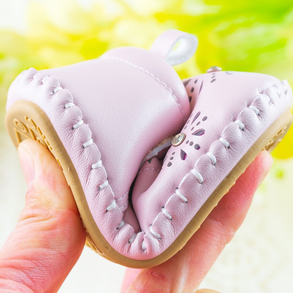 nikokids - 軟Q底學步鞋-粉色(SG584)