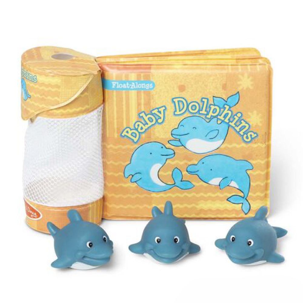 美國瑪莉莎 Melissa & Doug - 洗澡玩具書-小海豚