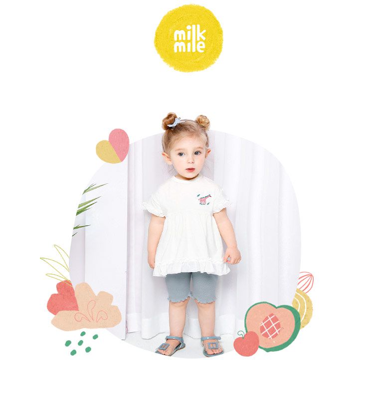 韓國 milk mile - 捲邊羅紋彈力內搭褲-淺灰