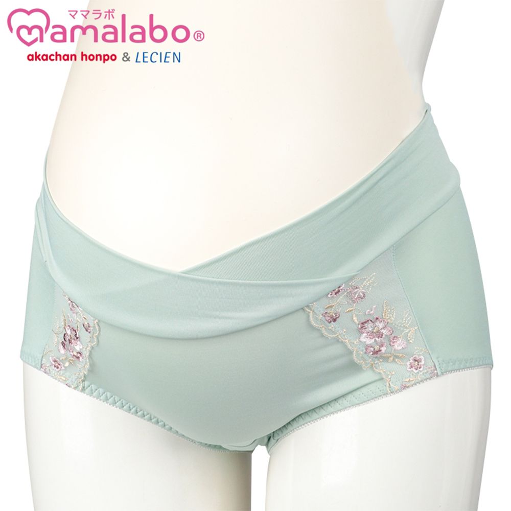 美型內褲-產後也可穿 小花-綠色