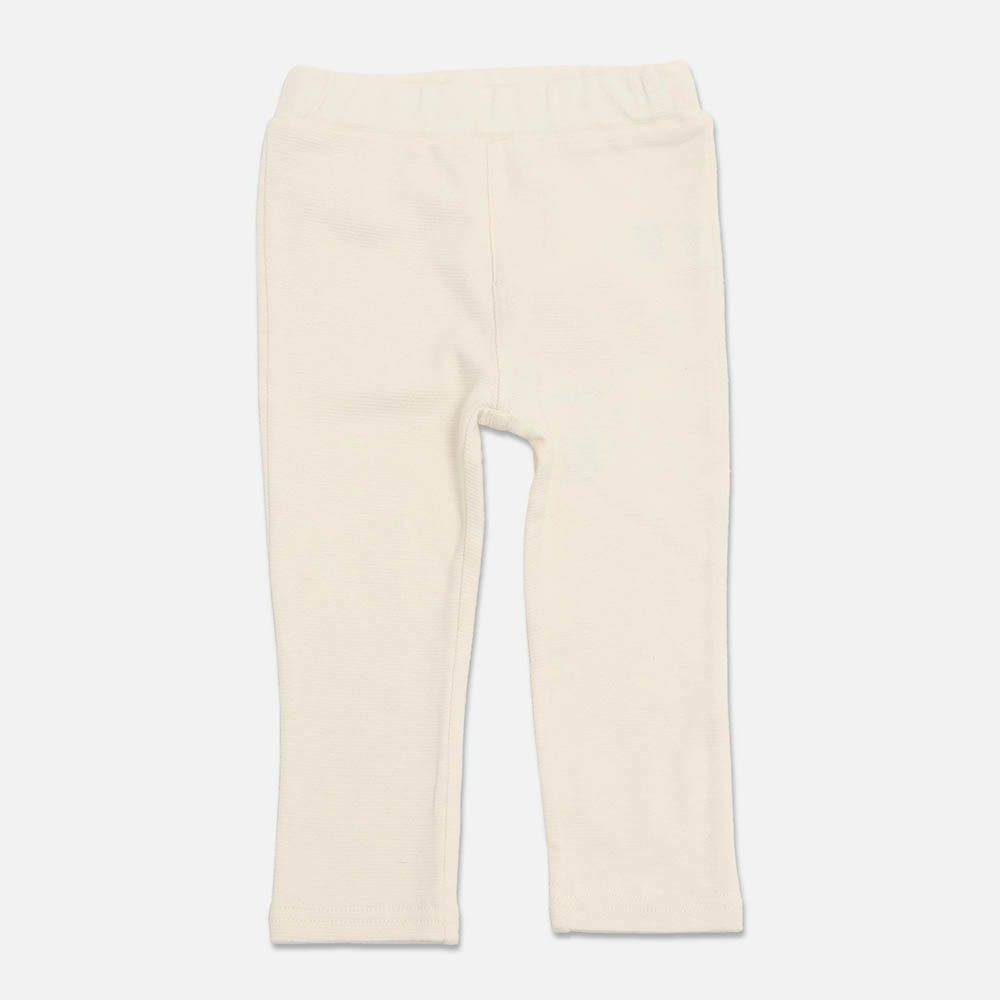 品牌熱銷 百搭彈力伸縮長褲-白