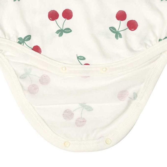 akachan honpo - 外出包屁衣-米白色