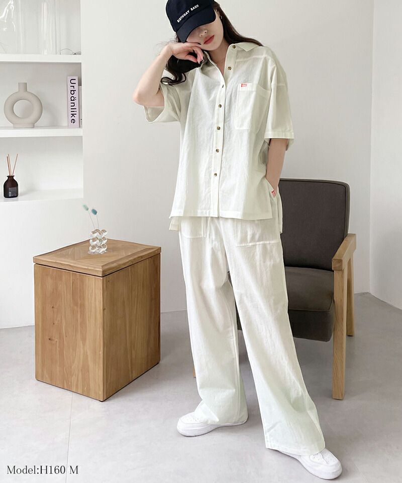 日本 Classical Elf - 純棉慵懶感美腿寬褲-摩卡