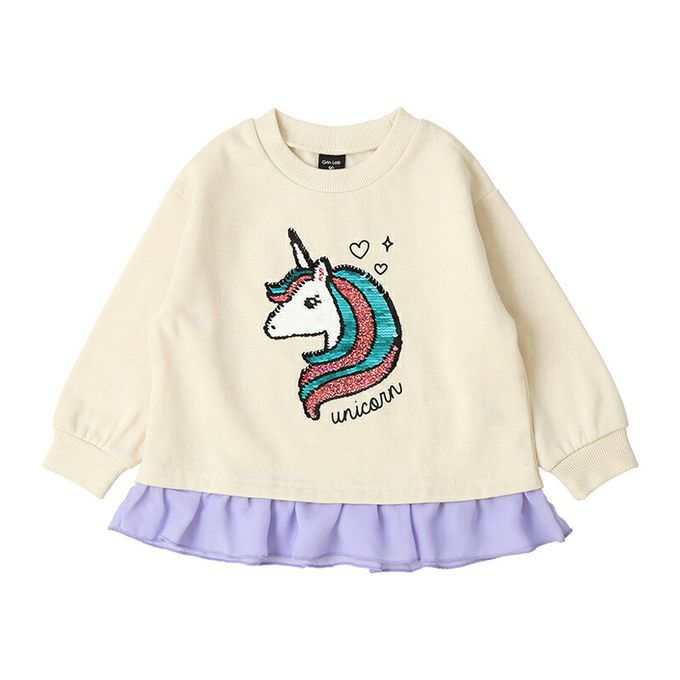 日本 ZOOLAND - 可愛女孩裏起毛長袖上衣-蝴蝶結-黑