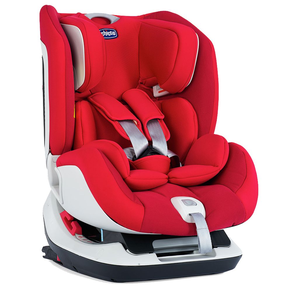 義大利 chicco - Seat up 012 Isofix安全汽座-自信紅