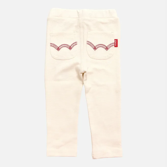 日本 Chil2 - EDWIN聯名 超彈性伸縮長褲-淺灰