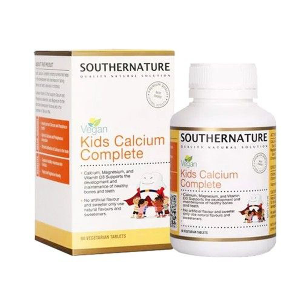 澳綠康倍southernature - 兒童成長咀嚼鈣片 (大)-90粒/瓶