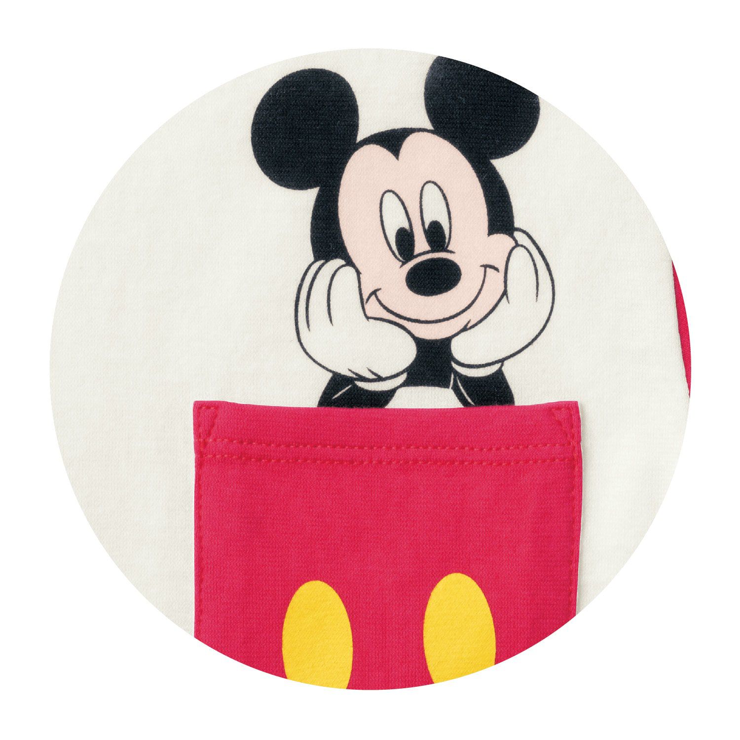 日本千趣會 - 迪士尼 純棉涼爽短袖家居服/睡衣-瑪莉貓-粉x紅