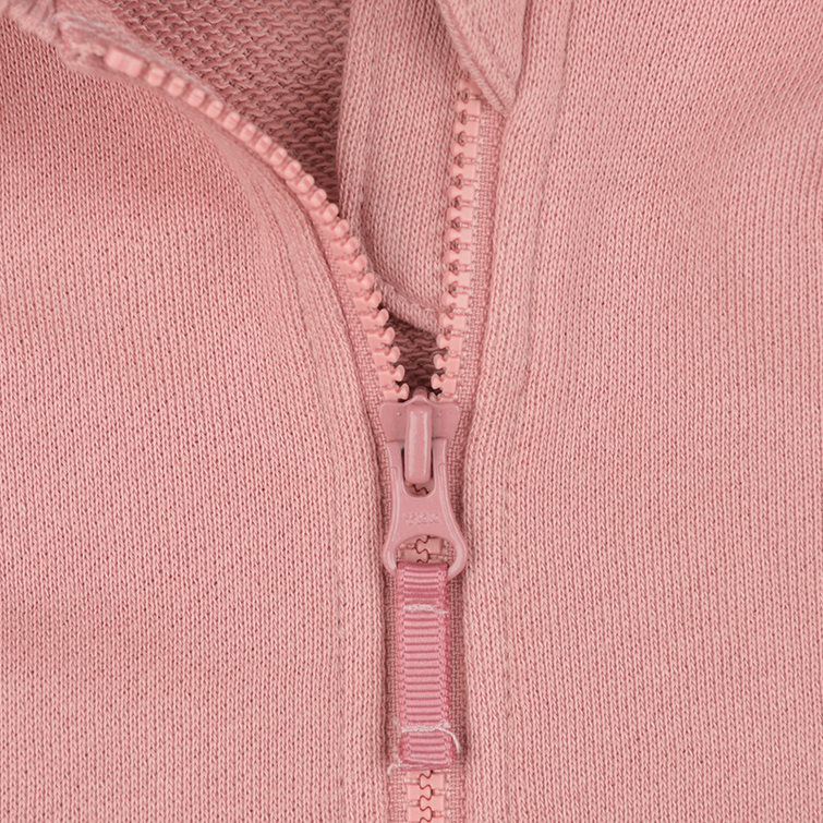 akachan honpo - 連帽外套-毛圈內裡-粉紅色