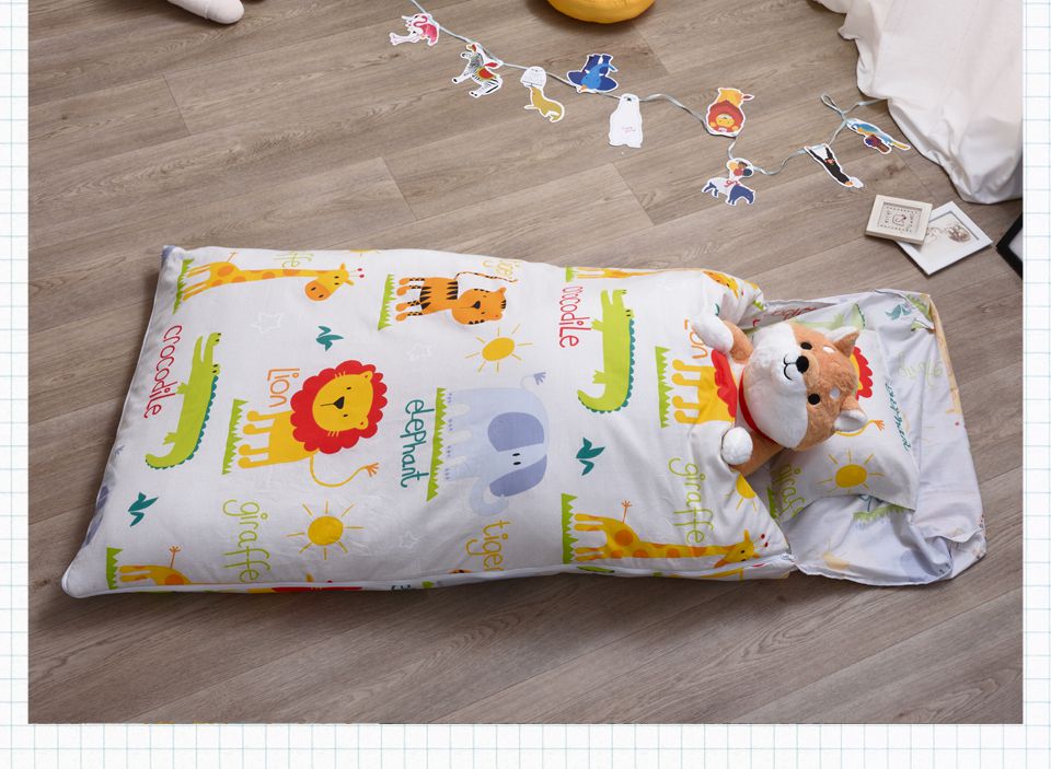 日本濱川佐櫻 - MIT純棉冬夏兩用兒童睡袋-去動物園