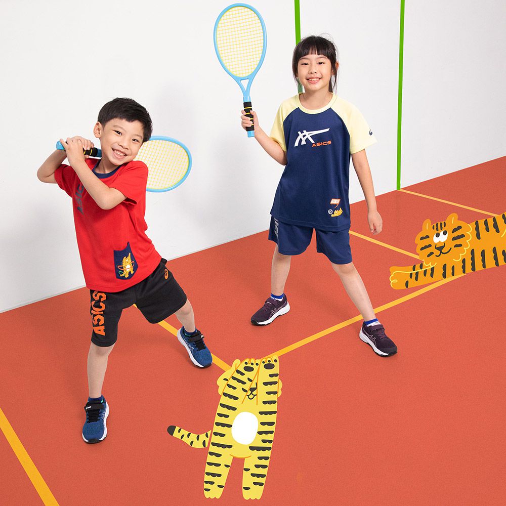 ASICS 亞瑟士 - 童 老虎 短袖上衣 兒童 服飾 2033B402-400