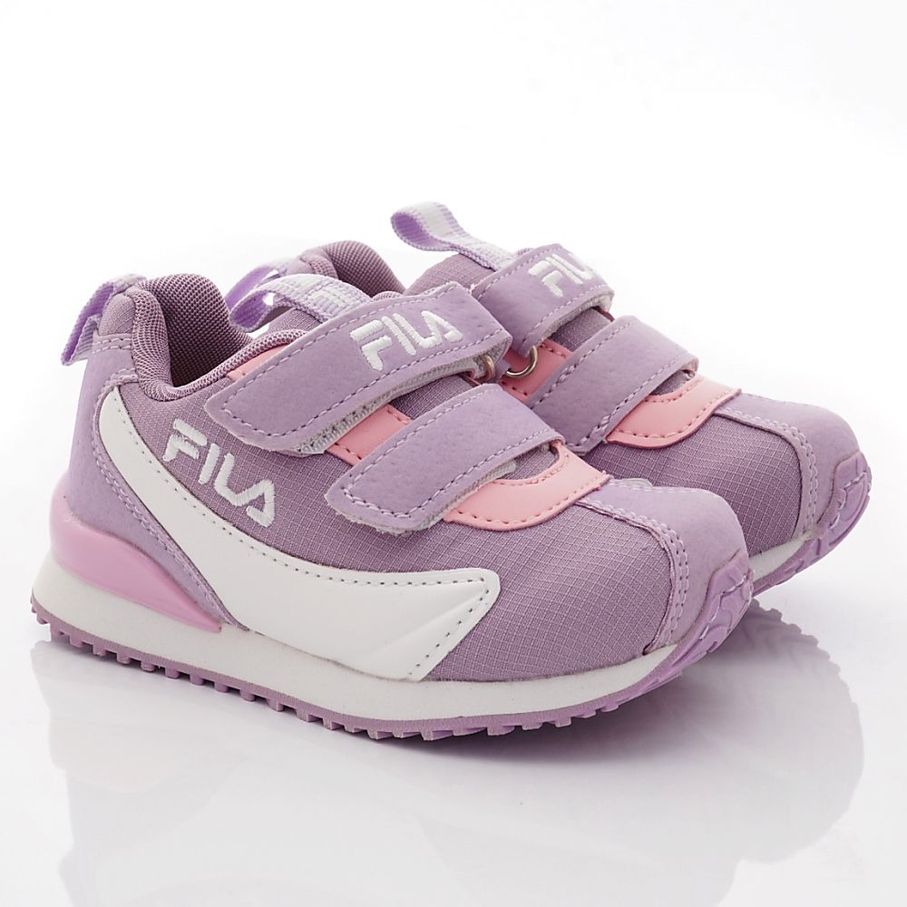 FILA - 經典慢跑鞋(中小童段)-運動鞋-紫